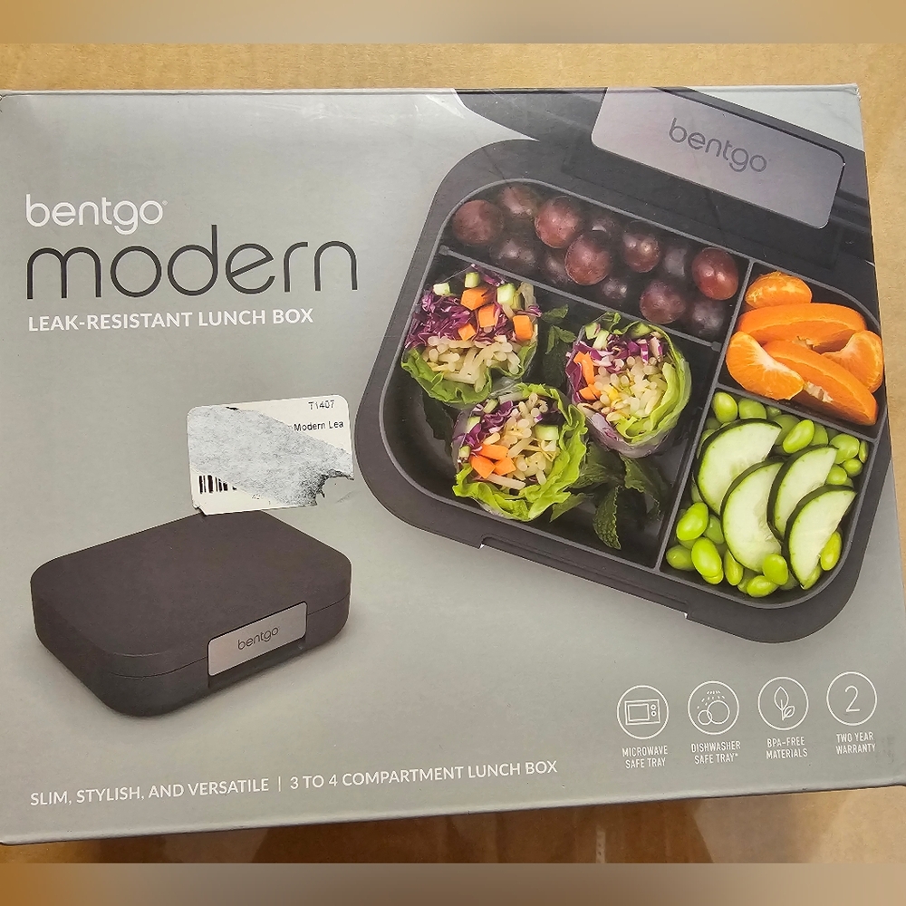 Bentgo® Modern - Versatile 4-Compartment Bento-Style Lunch Box Leak-Resistant